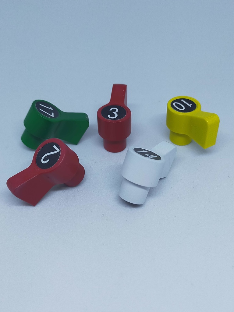 鉄道模型用テコ、ロータリースイッチ創意工夫キット