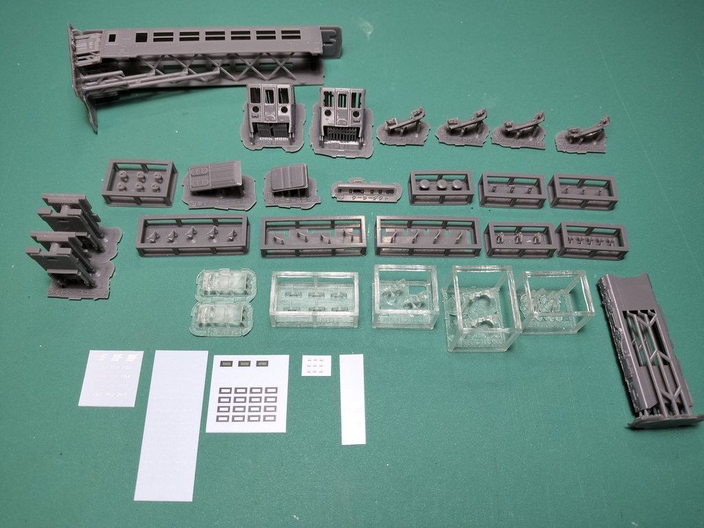 Nゲージ 京都丹後鉄道 MF100、200型 未塗装ボディーキット