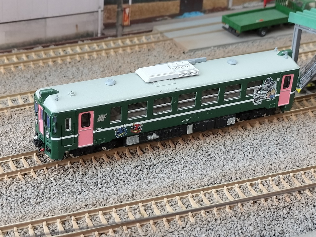 Nゲージ 京都丹後鉄道 MF103用 光秀くん、ひろこさんラッピング用デカール