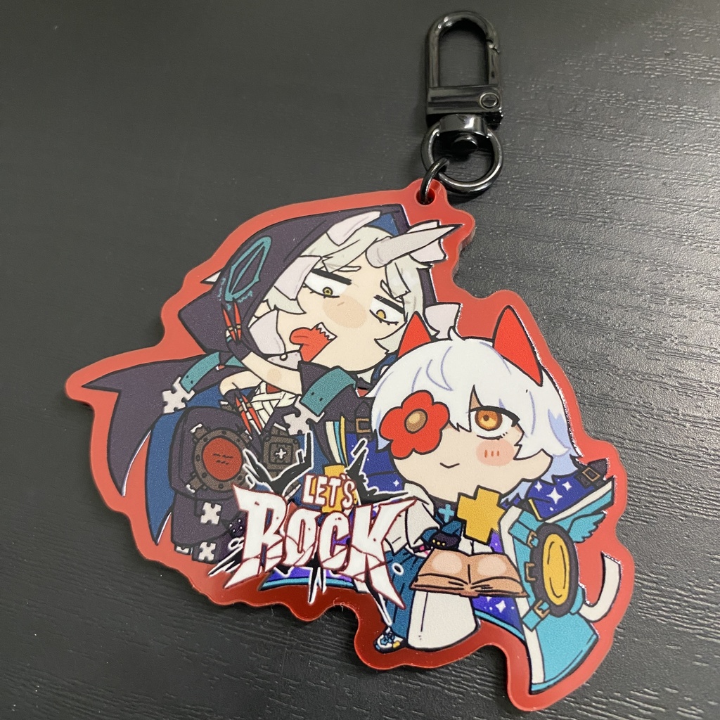 アクリルキーホルダー 👊💥