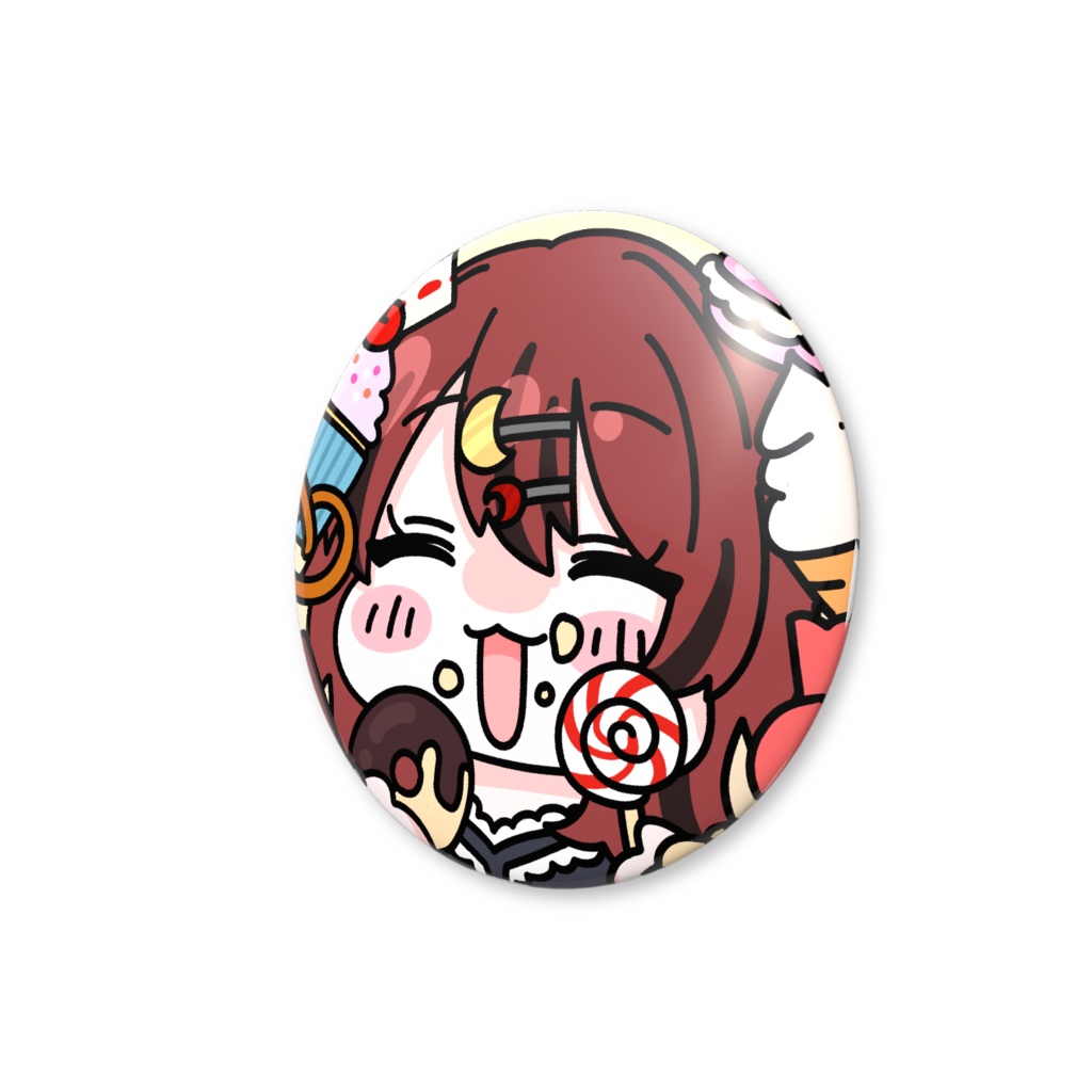 食いしん坊うーちゃんバッジ