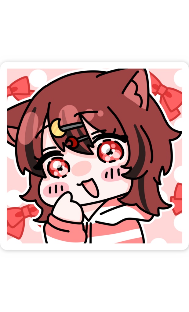 うーちゃんステッカー3種