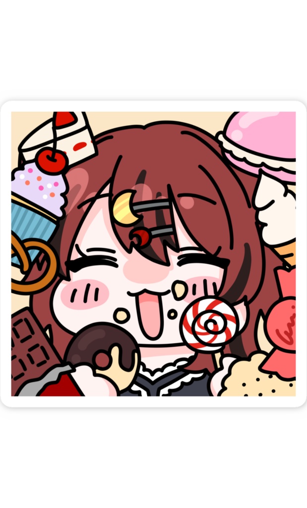 うーちゃんステッカー3種