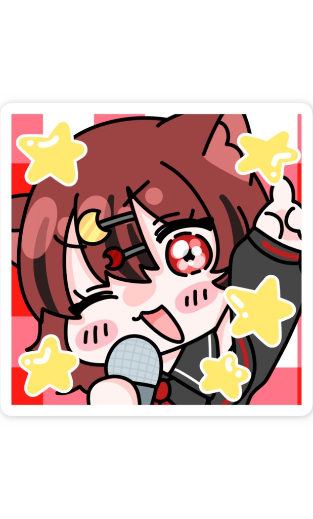 うーちゃんステッカー3種