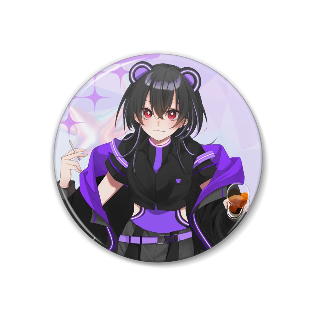 1stキービジュアル缶バッジ(キラキラ)