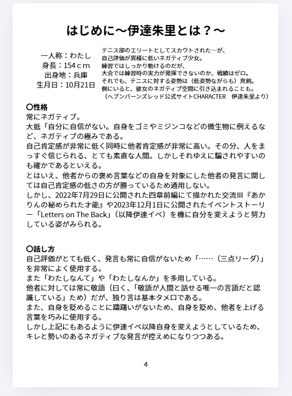 伊達朱里ネガティブ大全【冊子版】