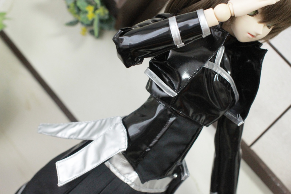 DD用 ドルフィードリーム ドール服 ガーディアンズオーダー ブラック