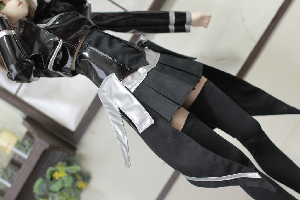 DD用 ドルフィードリーム ドール服 ガーディアンズオーダー ブラック