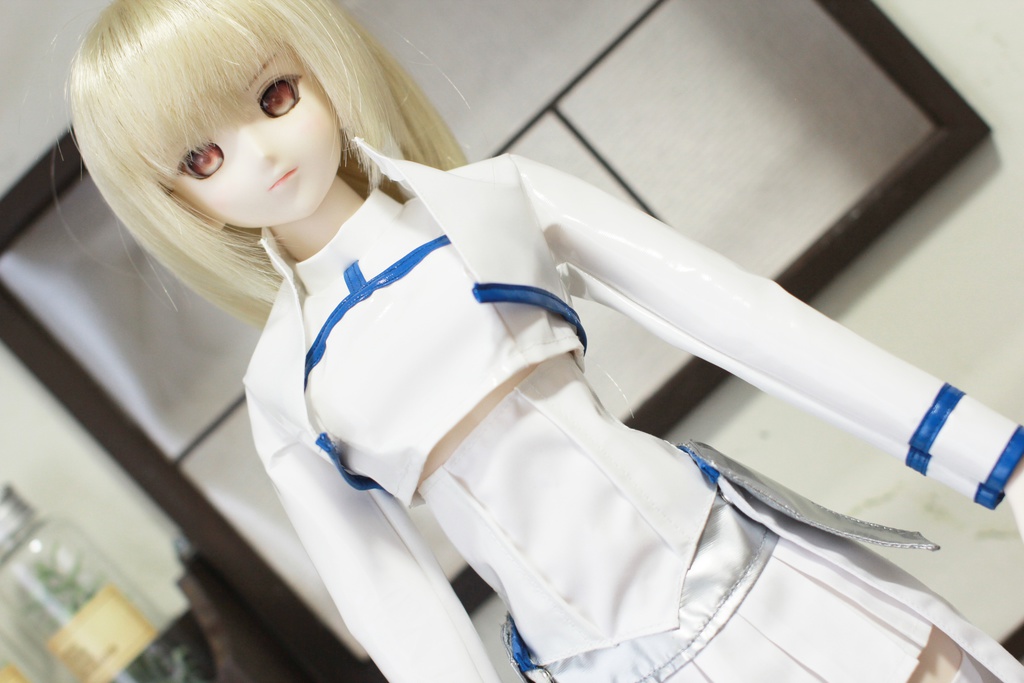 DD用 ドルフィードリーム ドール服 ガーディアンズオーダー ホワイト
