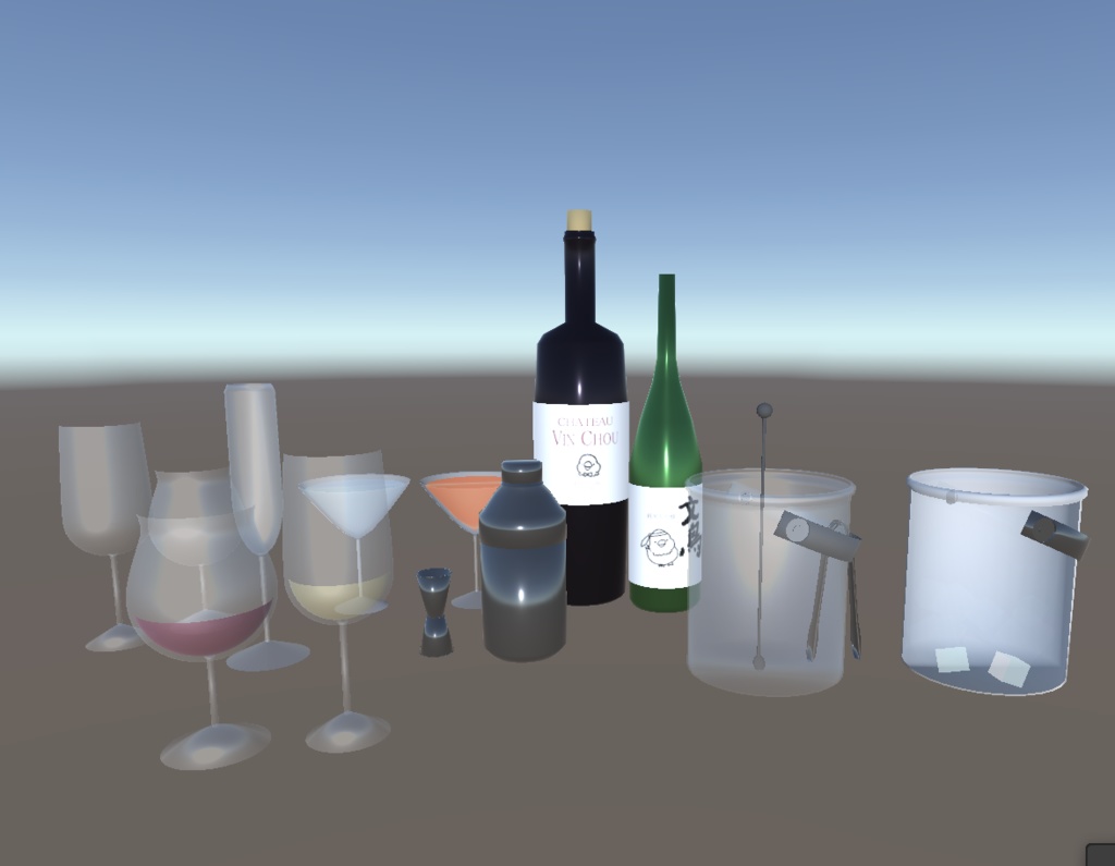 3D! カクテルとワインセット(15items)　cocktail and wine