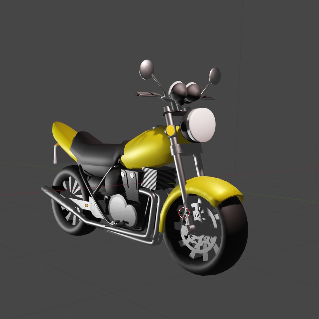 3D バイクと原チャリ motor cycle and moped