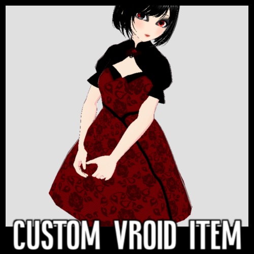 Red Rose Shrug Dress