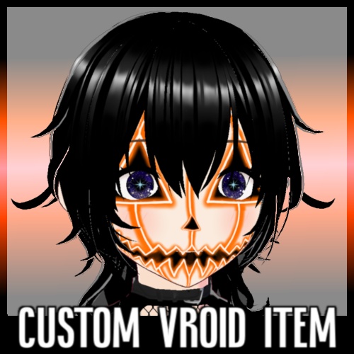 Neon Pumpkin Face