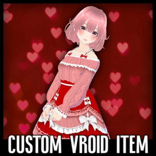 Pink Red Ruffle Dress