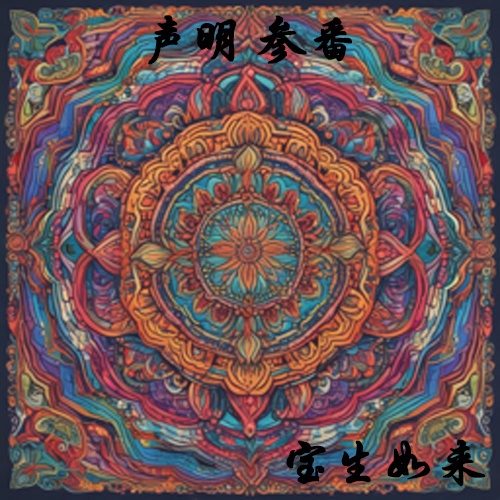 声明 参番（宝生如来）
