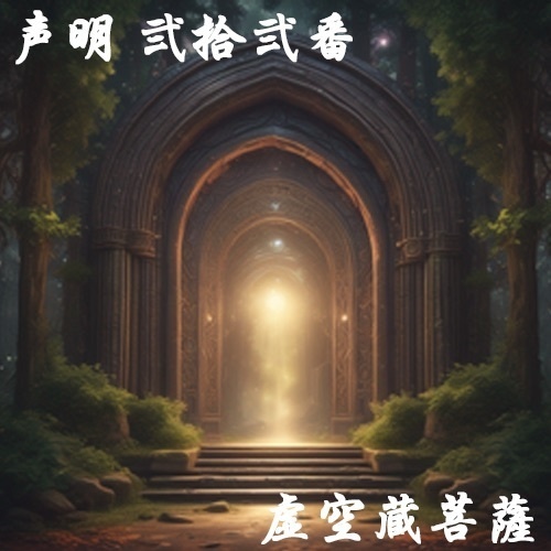 声明 弐拾弐番（虚空蔵菩薩）