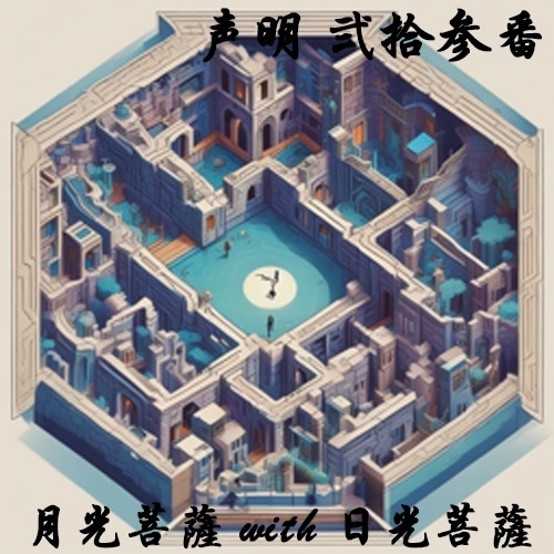 声明 弐拾参番（月光菩薩 with 日光菩薩）