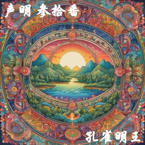 声明 参拾番（孔雀明王）