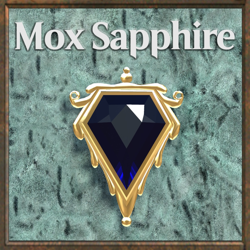【無料】《Mox Sapphire》3Dモデル