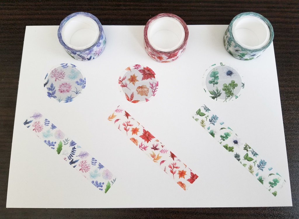 【マステ】植物スケッチ-緋焔国-