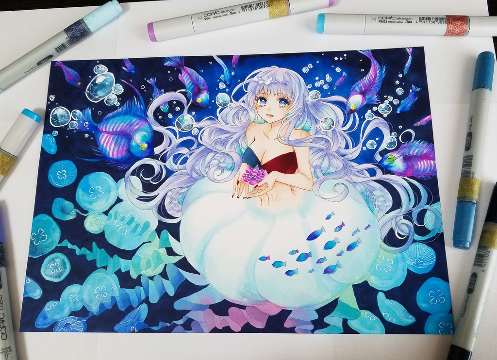 原画 海月魔女の宴 Glitter Case Booth