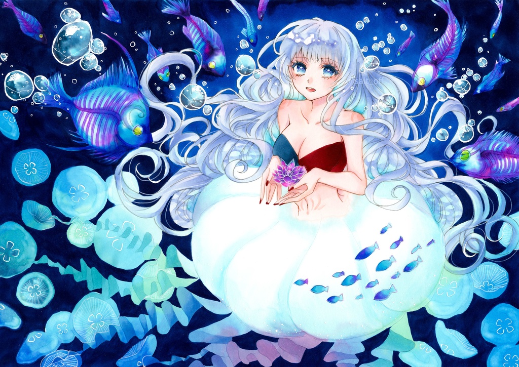 原画 海月魔女の宴 Glitter Case Booth