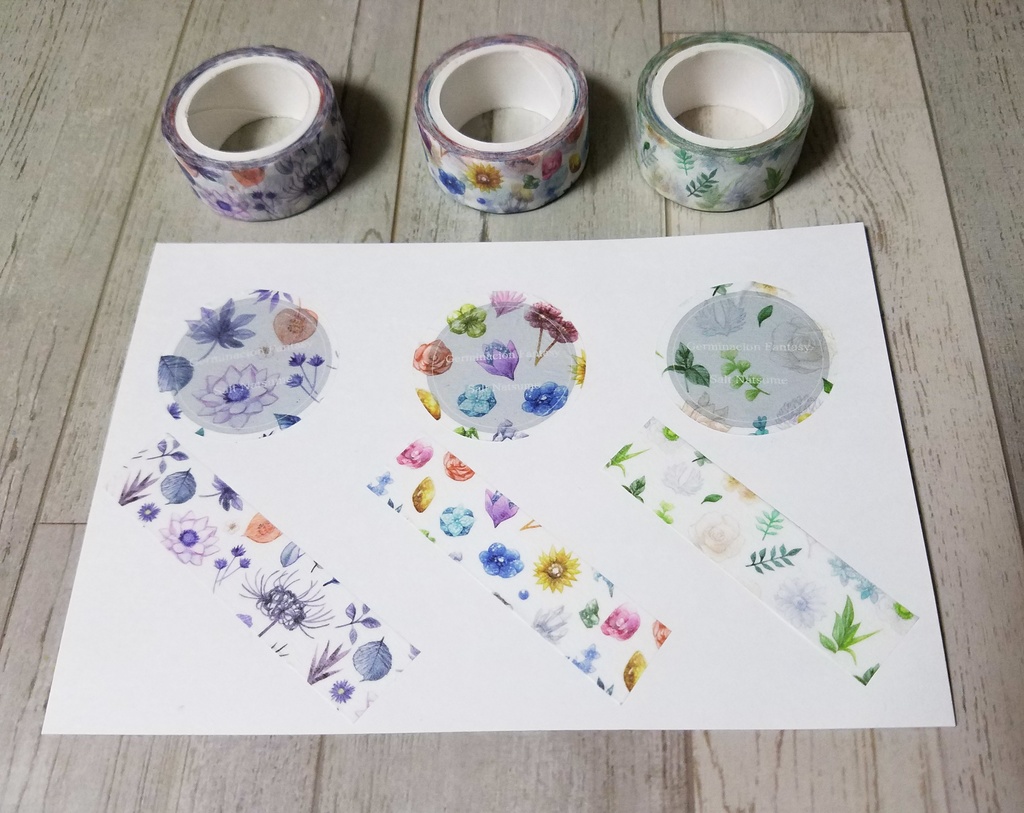 【マステ】植物スケッチ-ヴァイストゥルム-