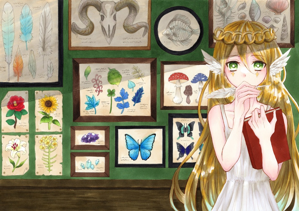 【ポストカード】植物スケッチ