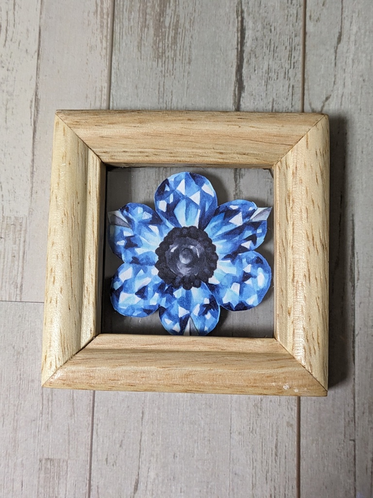 【ミニ額原画】結晶花