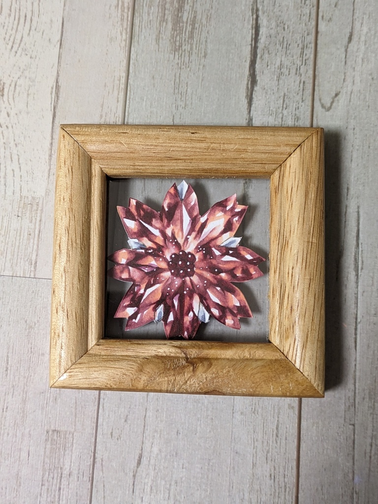 【ミニ額原画】結晶花