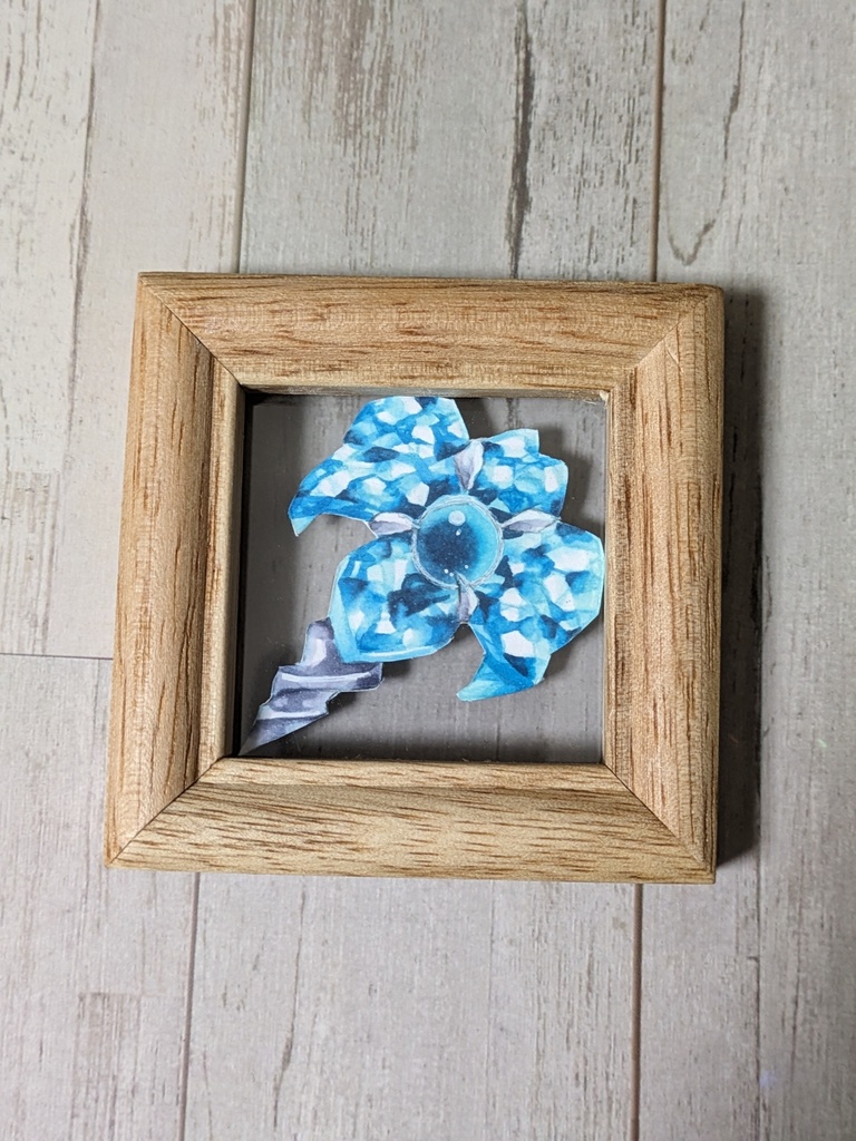 【ミニ額原画】結晶花