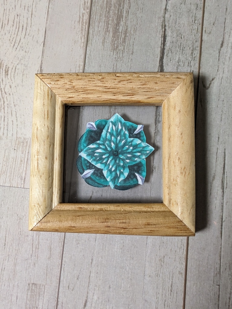 【ミニ額原画】結晶花