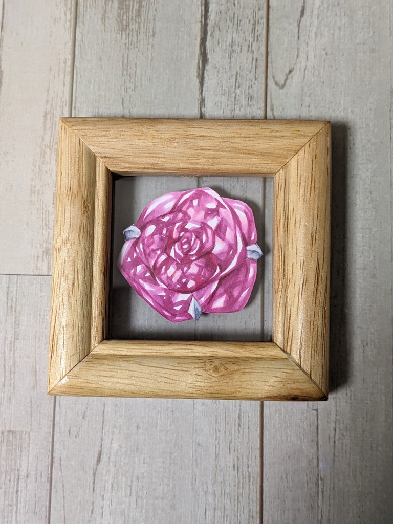 【ミニ額原画】結晶花