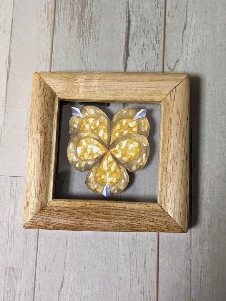 【ミニ額原画】結晶花