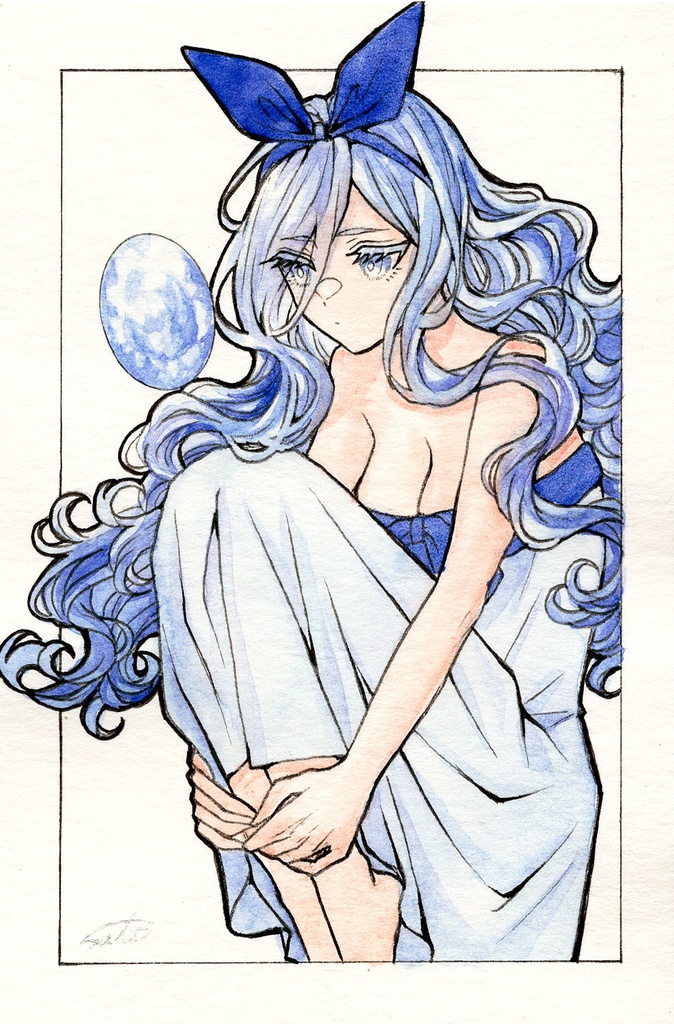 【ハガキサイズ原画】ドローイング各種A