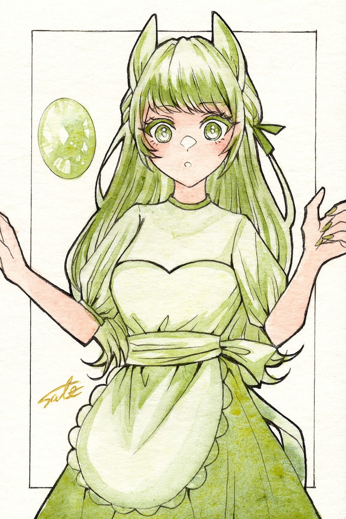 【ハガキサイズ原画】ドローイング各種A