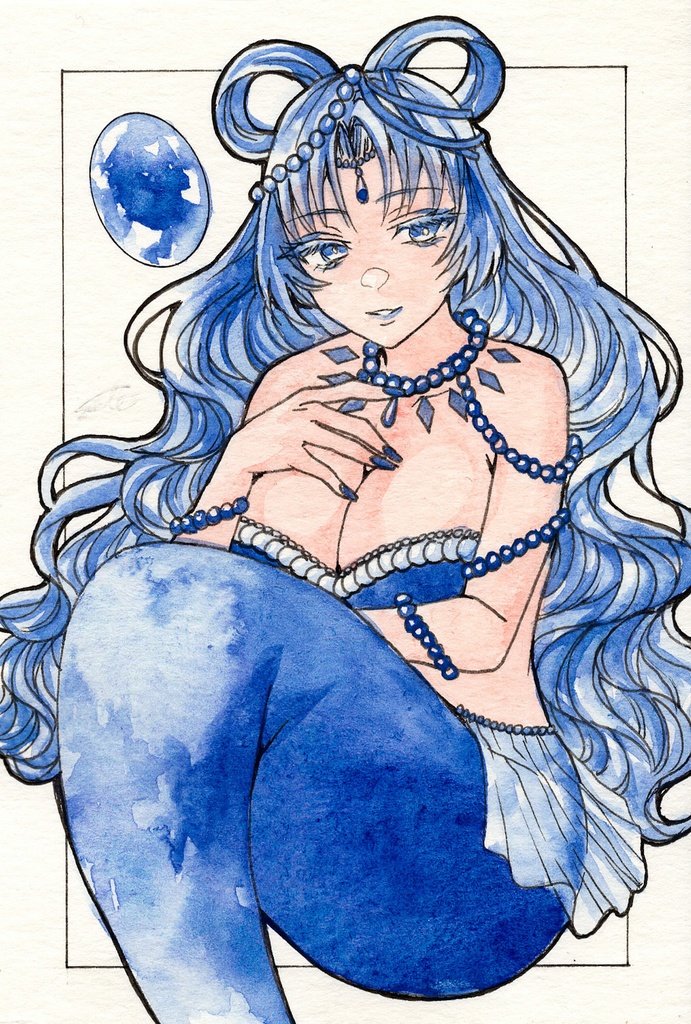 【ハガキサイズ原画】ドローイングB