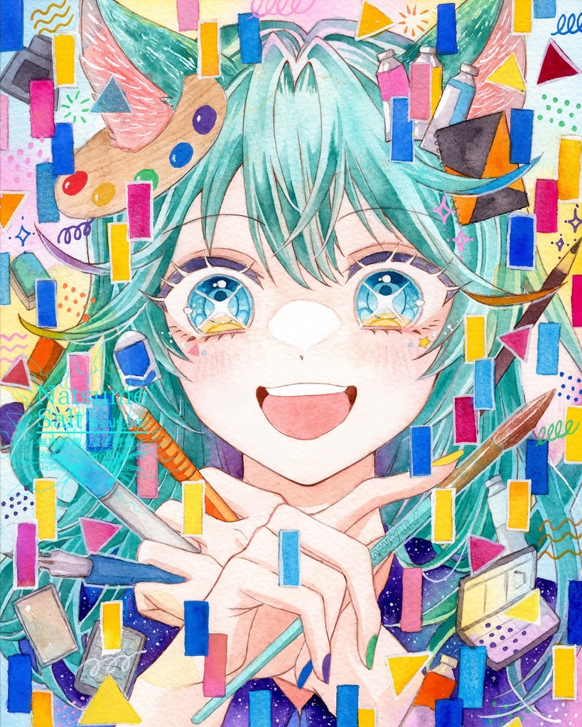 【額装原画】Wonderful!