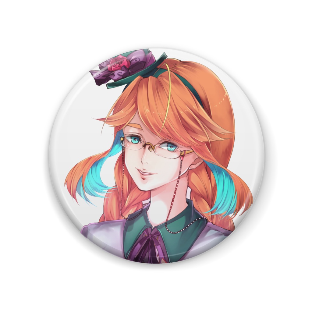 結城山えん 缶バッチ