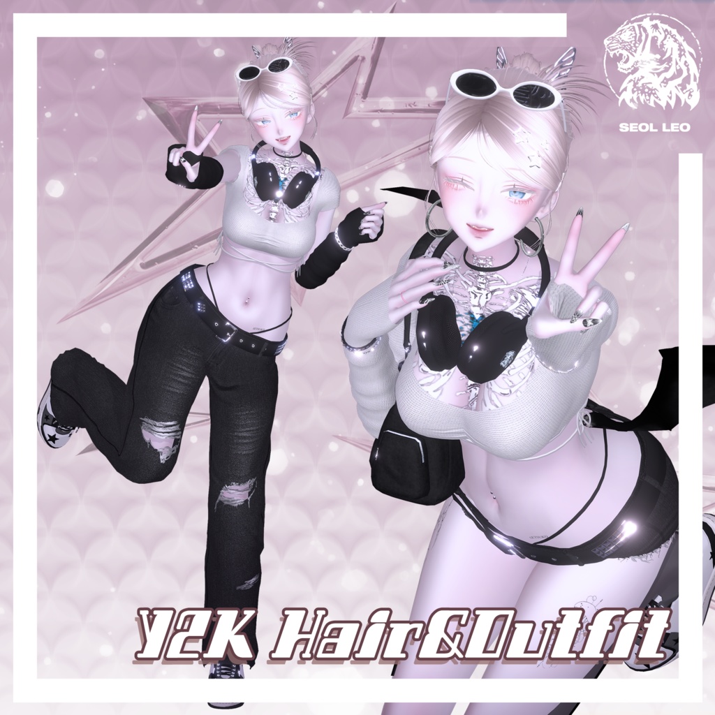 Y2K hair&outfit [F01&C02]