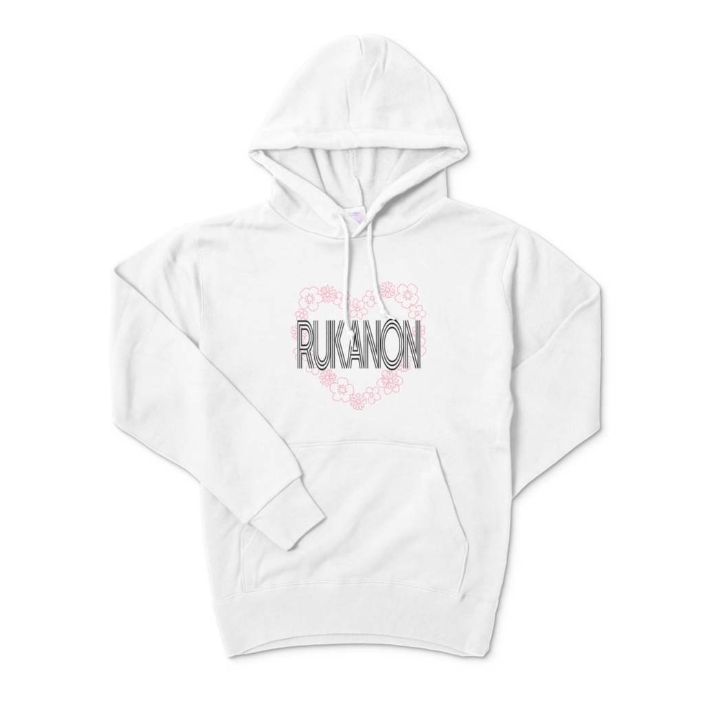 RUKANON主張激しめパーカー(ホワイト)