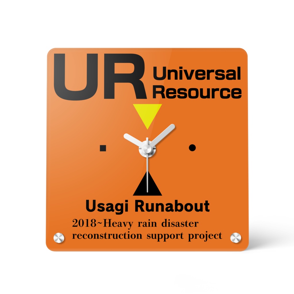 Usagi Runabout アクリル時計