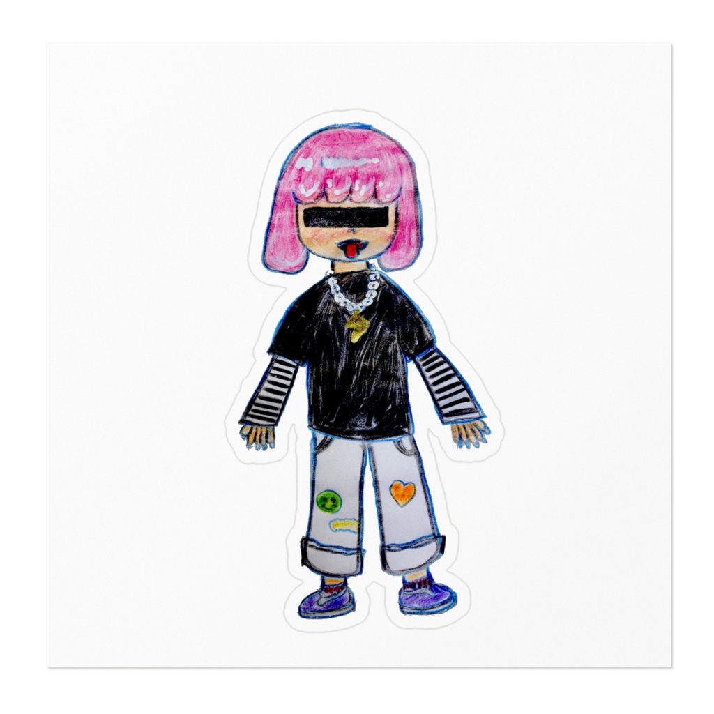 派手めの女の子