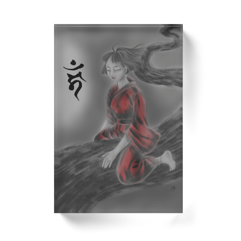 お不動ちゃんアクリルブロック