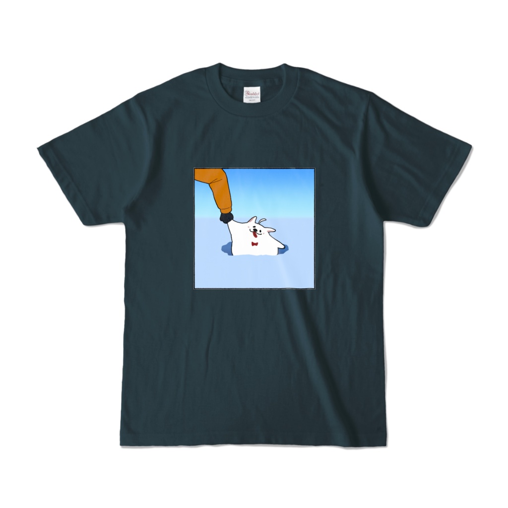 カモン!いぬTシャツ デニム