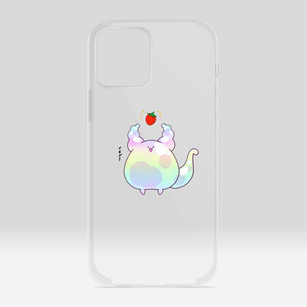 クリアiPhoneケース【アライ・ライム】