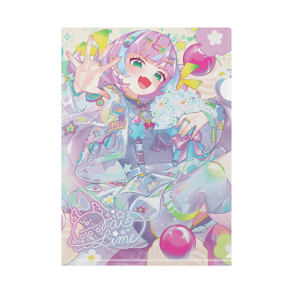 【3周年記念】クリアファイル【アライ・ライム】