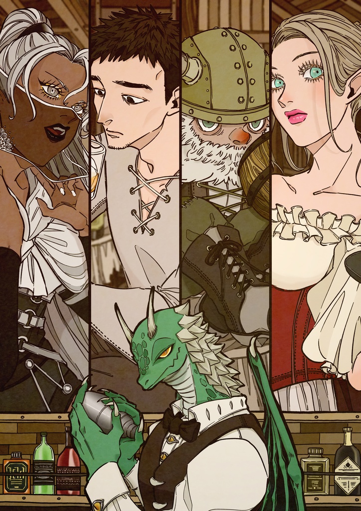 4PCセット ~その被害者は、鈍器で殴られ、 ナイフで刺されたのち、移動させられている。 おそらく何かしらの毒が使われた竜人族にちがいない ~