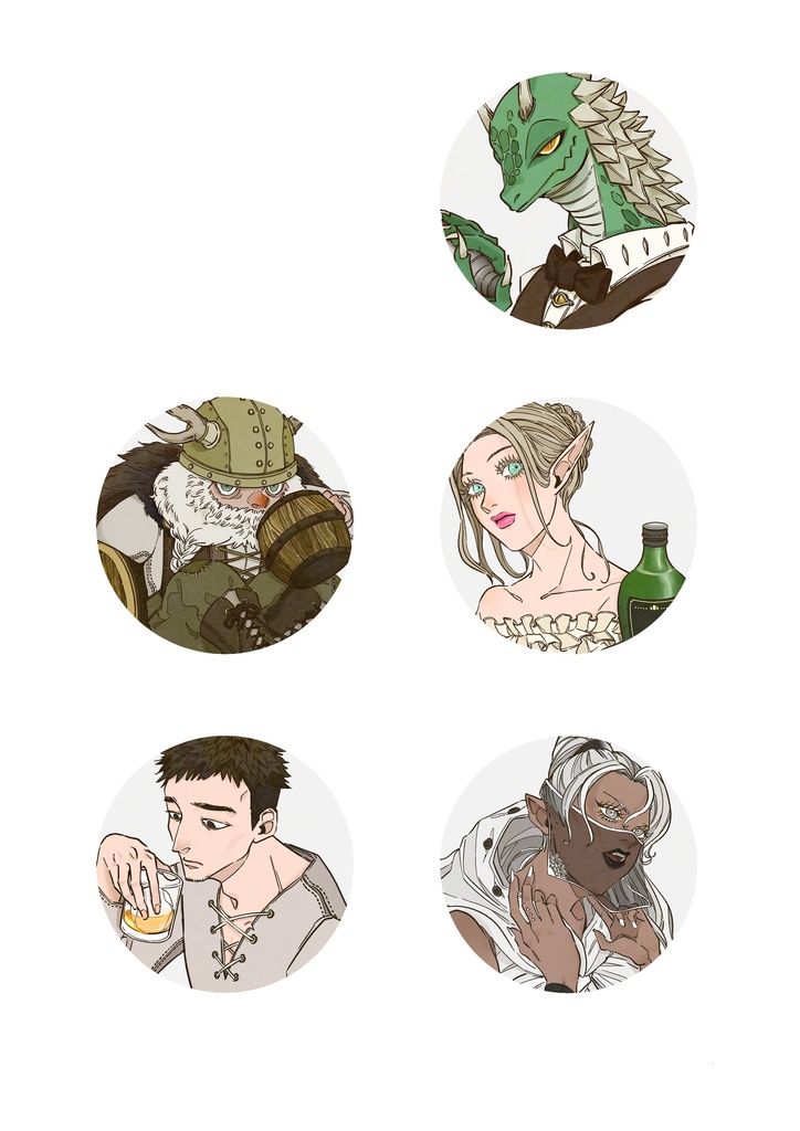 1pcのみ 酒場の常連のドワーフ ~その被害者は、鈍器で殴られ、 ナイフで刺されたのち、移動させられている。 おそらく何かしらの毒が使われた竜人族にちがいない ~