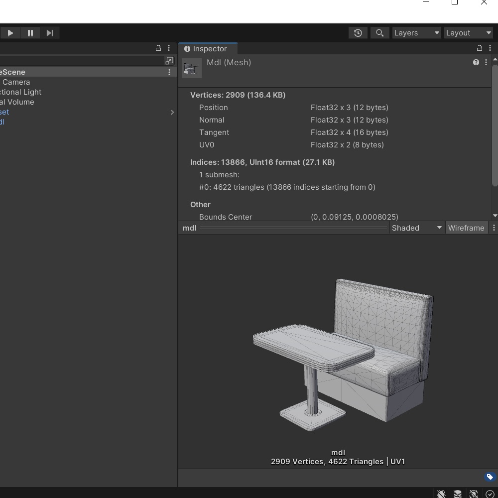 アメリカンソファ【URP/BuiltIn】